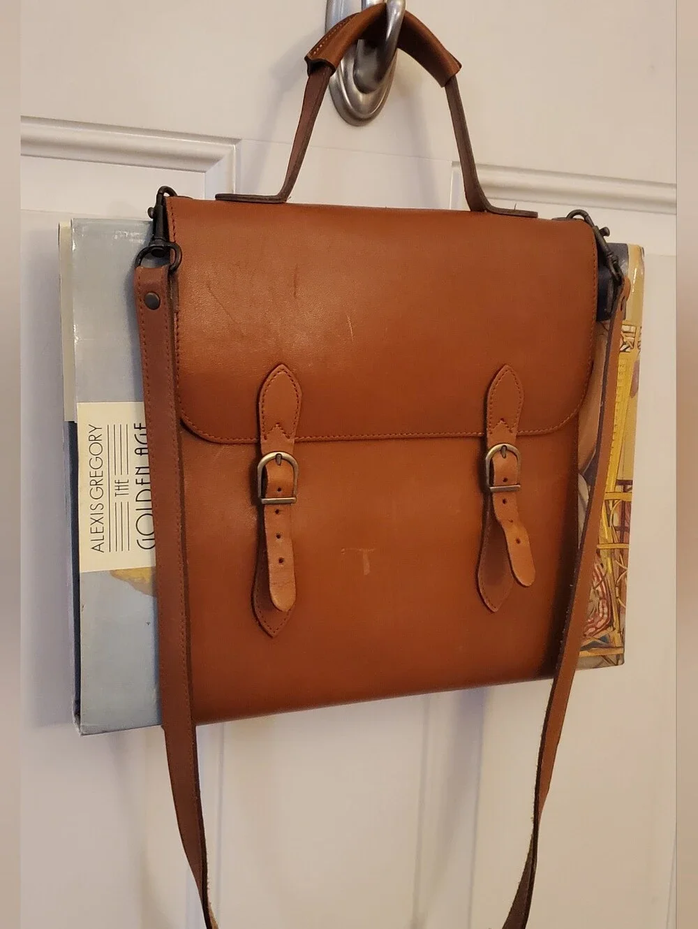 Leegin Saddle Leather Bed roll? Book strap? Bard LARP, Renaissance Fair
